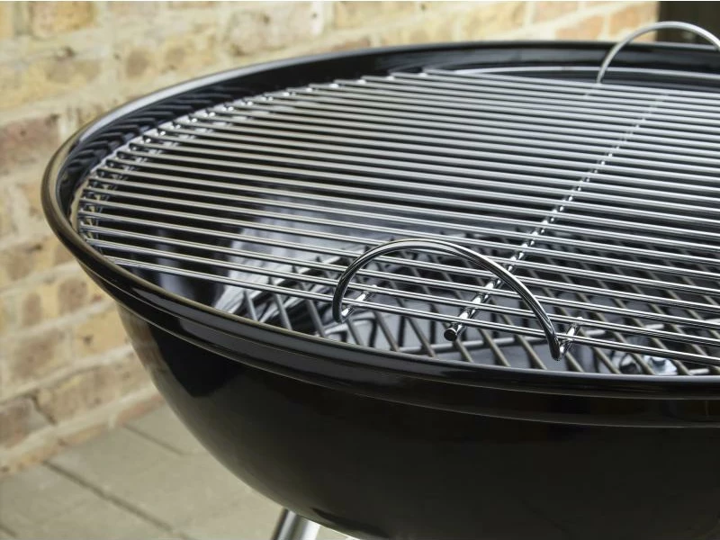 grill qymyri, Weber, Compact Kettle 47 cm, 1221004, e zezë