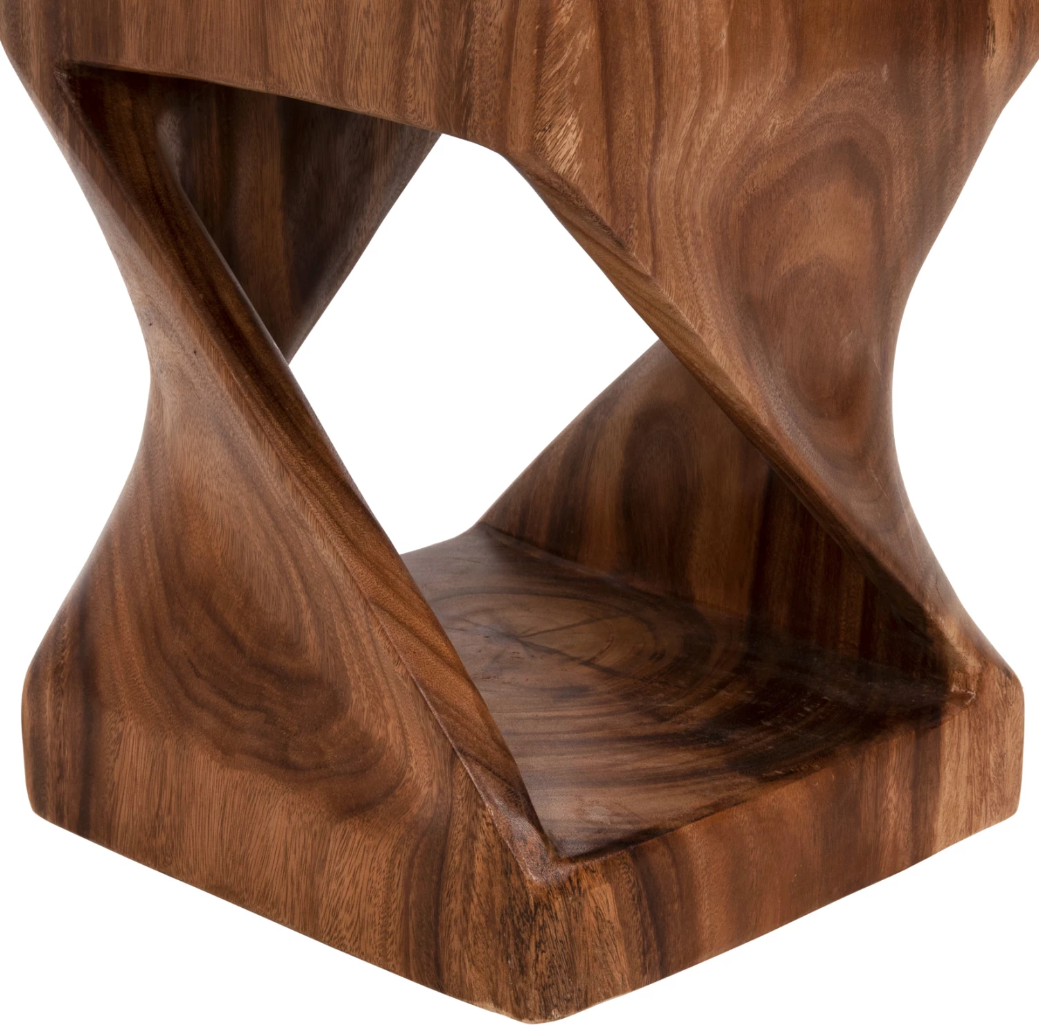 Karrige për bar GEBO, dru suar, ngjyrë arre, katrore, 35x35x46.5cm