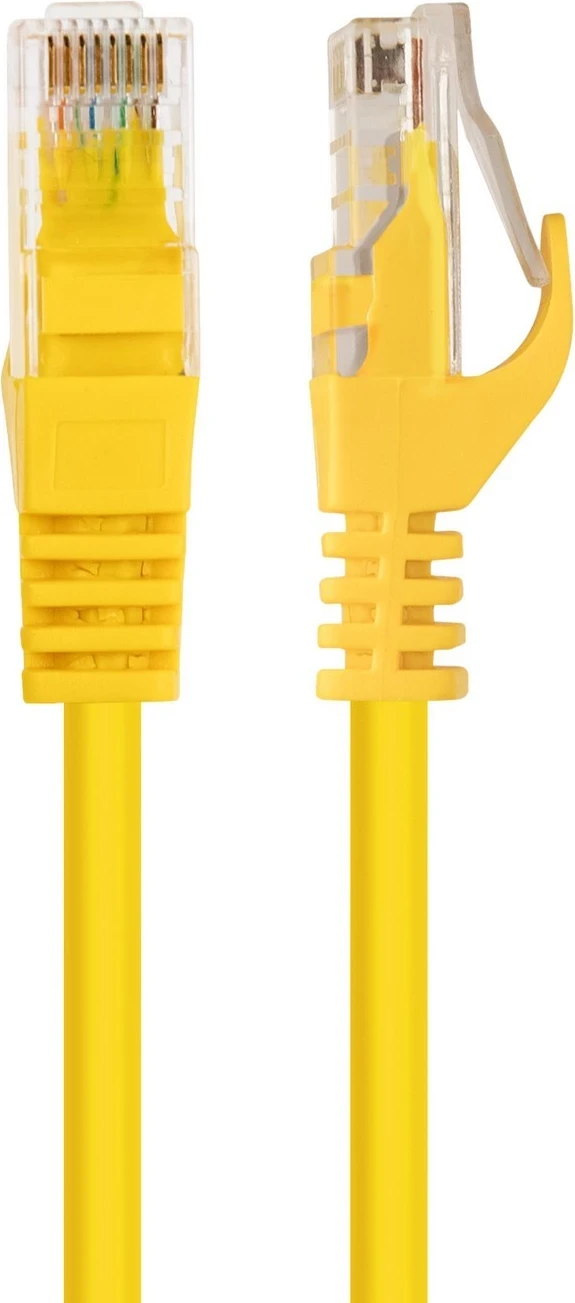 Patchcord Gembird PP6U RJ-45 UTP kat.6 1.0m verdhë