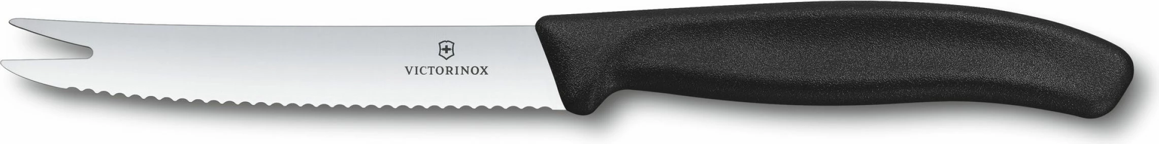 Thikë Victorinox Swiss Classic Chesse and sausage 11cm, e zezë