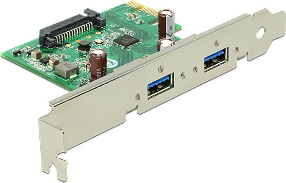 Kartelë PCIe DeLOCK 89391, 2x USB 3.2 Gen 1 Type-A, 5 Gbit/s