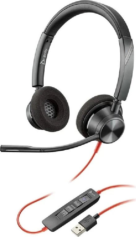 Headset Plantronics Blackwire 3320, BW3320-M USB-A