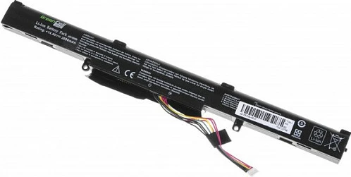 Bateri laptopi Green Cell PRO për Asus 550/750, 2600mAh, 14.4V, e zezë