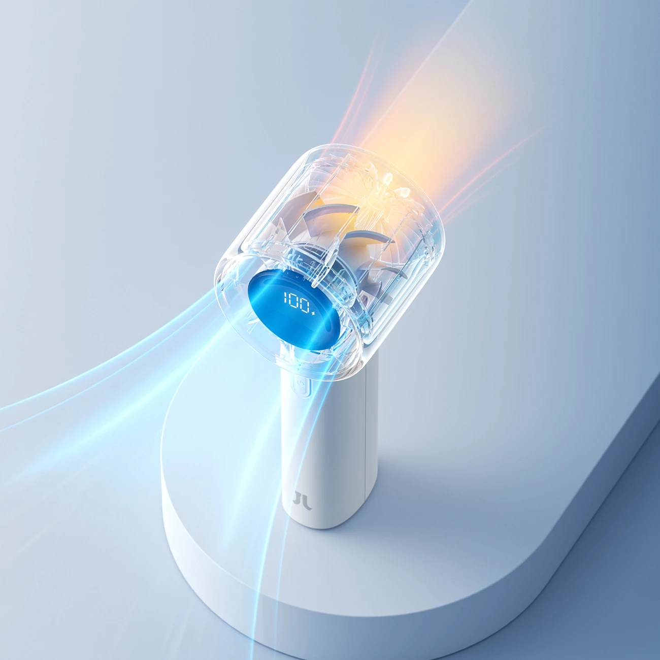 Ventilator dore Jisulife Handheld Fan 10S 5000mAh USB-C, gri