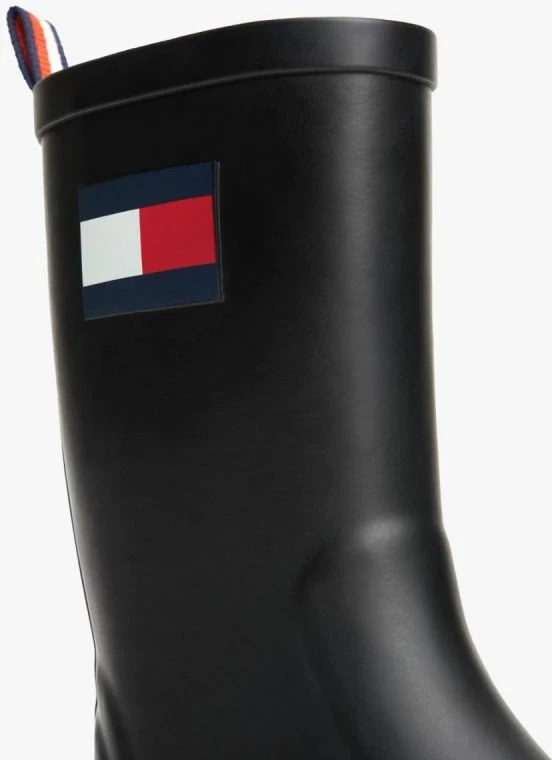 Çizme shiu Tommy Hilfiger FLAG RAIN BOOT T3XC-33923-0047999, të zeza [Madhësia: 33]
