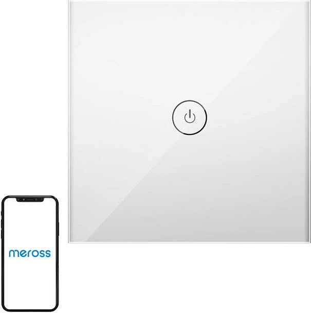 Switch i mençur Meross MSS510 EU, Wi-Fi, për Apple HomeKit, i bardhë