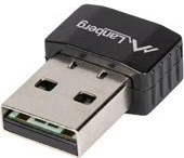 Kartelë WiFi LANBERG NC-AX300-WI, USB 2.0, Wi-Fi 6, 300Mbps, antenë e brendshme