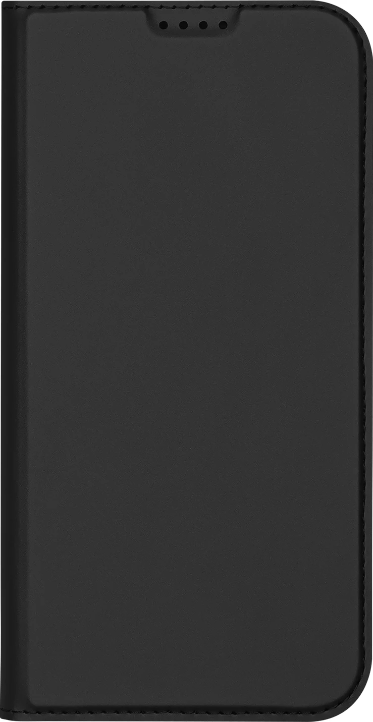 Mbështjellës Dux Ducis Skin Pro për iPhone 16 Plus, me kapak, xhep për kartela, e zezë