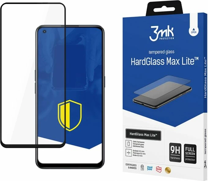 Mbrojtës xhami 3mk HardGlass Max Lite për Realme 9 Pro