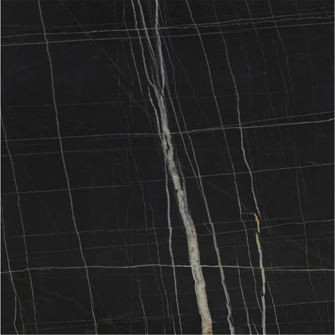 Sipërfaqe tavoline Relian, pamje mermeri të zi, HPL, 70x70cm, trashësi 12mm