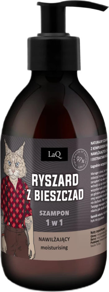 Shampon për meshkuj LaQ 1w1 Ryszard from Bieszczady 300ml