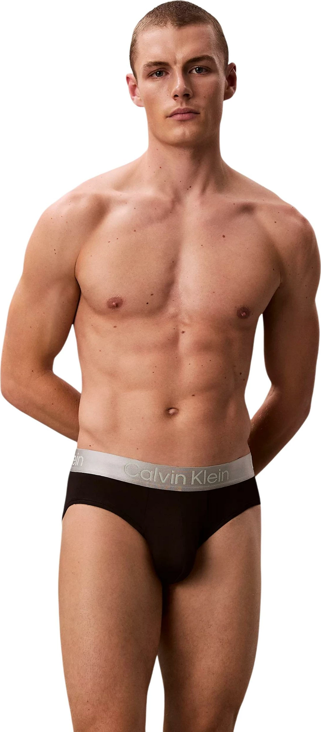 Të brendshme për meshkuj Calvin Klein Underwear Hip Brief 3PK LV00NB4122, të zeza/bardha [Madhësia: S]