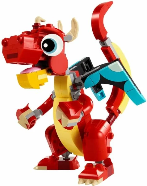 Lego lodër për fëmijë, e kuqe