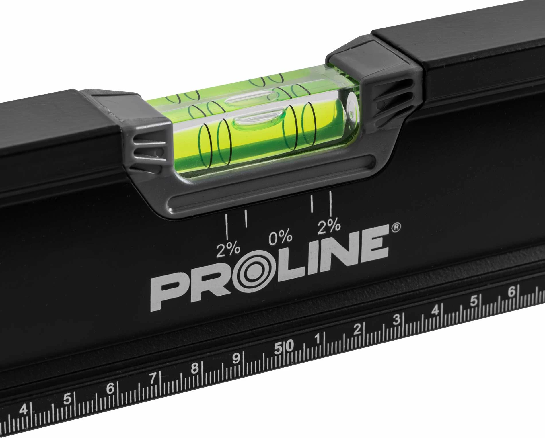Nivel uji PROLINE 15961, 60 cm, 3 fiole, magnetik, alumin, Premium