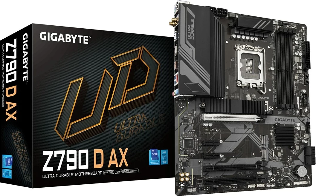 Pllakë amë Gigabyte Z790 D AX, Socket-1700, Wi-Fi 6E, 2.5GbE LAN, ATX