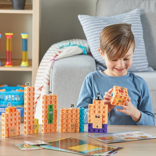 Set Aktiviteti Numberblocks MathLink – Kubat 21 deri në 30