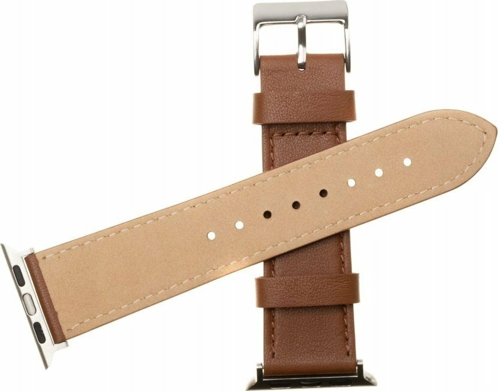 Rrip lëkure për Smartwatch Fixed Leather Strap FIXLST-434-BRW, 42/44/45/49mm, kafe