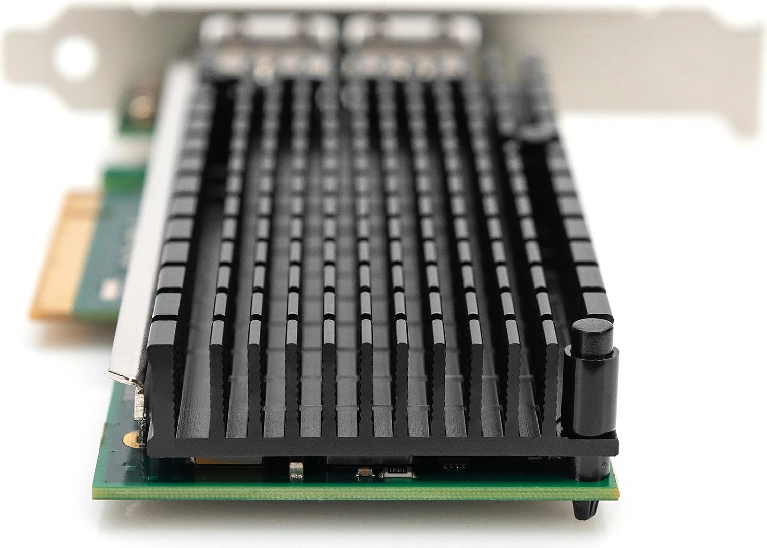 Kartelë rrjeti Digitus 10Gbps Dual Port Ethernet, PCIe, 2x RJ-45, Gjelbër/Argjend