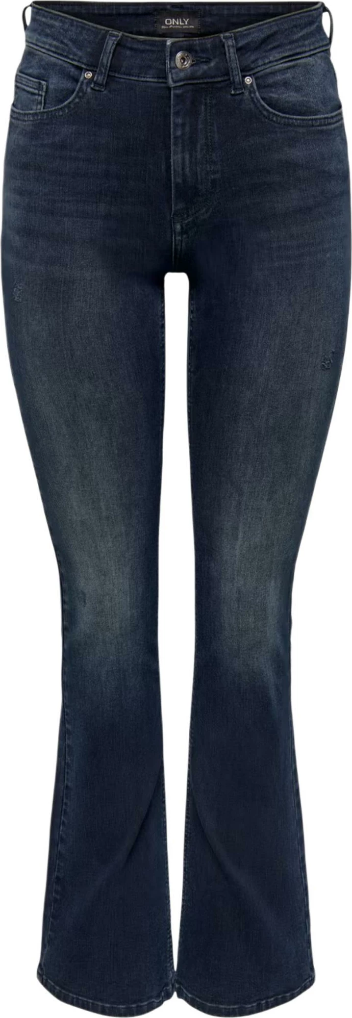 Xhinse për femra Only ONLBLUSH Mid Flared REA409, denim i errët [Madhësia: S/32]