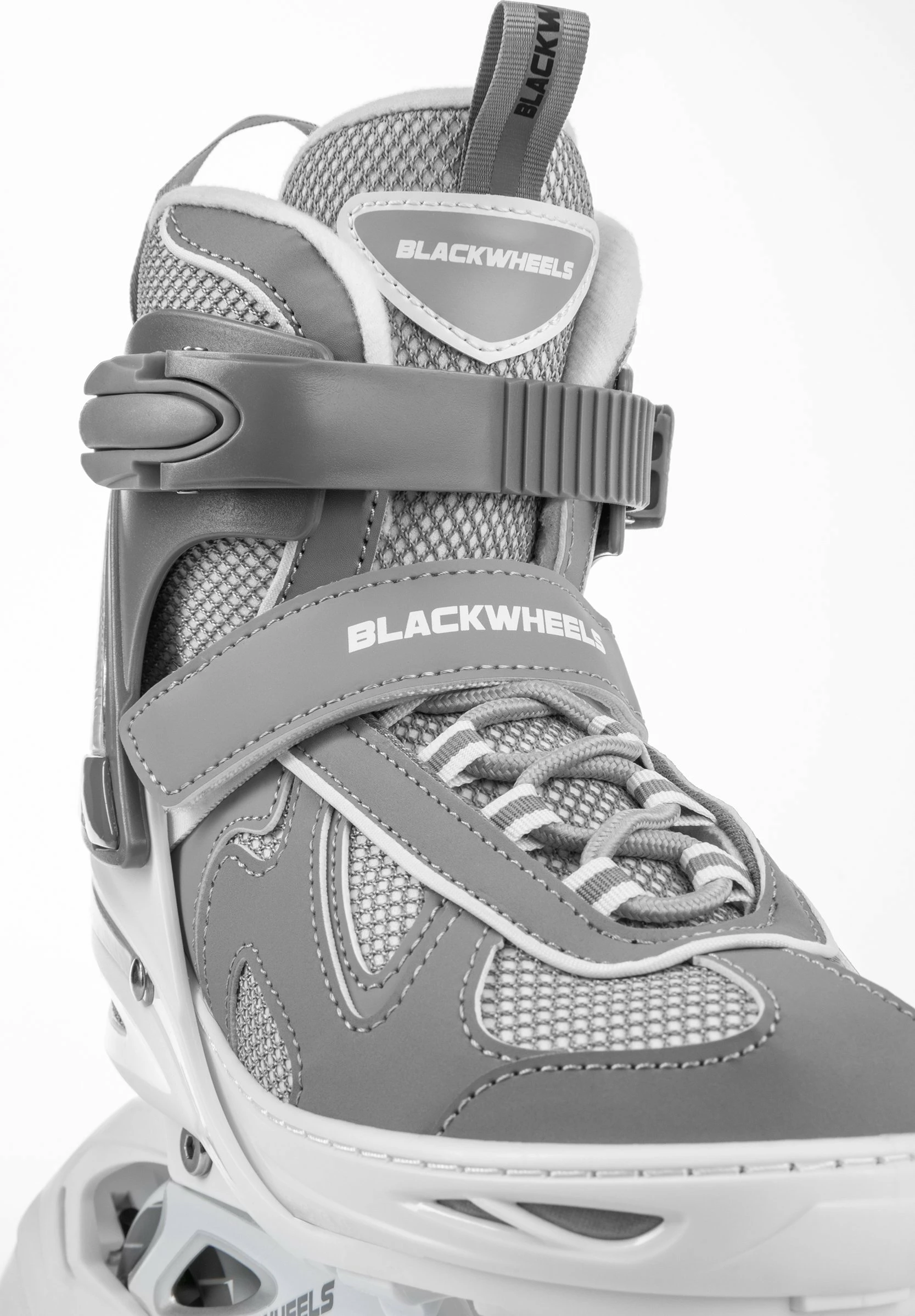 Patina inline Blackwheels Flex Pro 34-37 (e rregullueshme), rrota 80 mm, ABEC 7, me frenë, gri