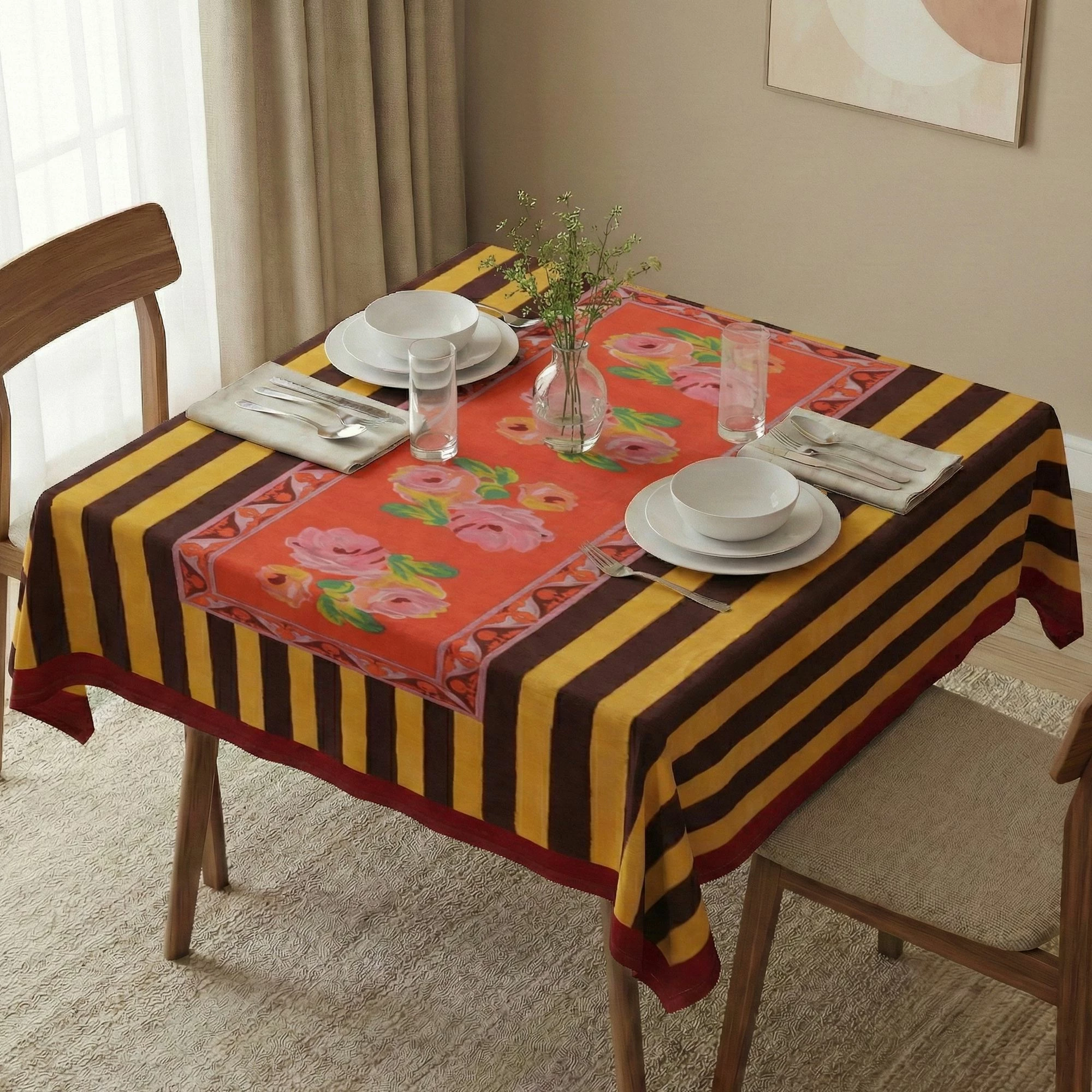 Mbulesë tavoline Hermia, Asr-tblclt25-7, 140x140cm