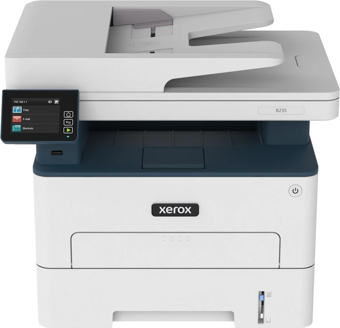 Printer multifunksional lazer XEROX B235 (B235V_DNI) A4, bardh e zi, 4-n-1, 34 faqe/min, Wi‑Fi, duplex, bardh/gri