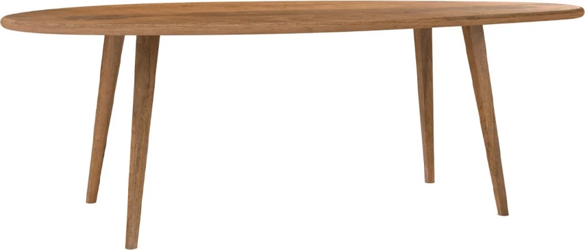 Tavolinë TERRA NOVA, ngjyrë arre, 200x100x76cm