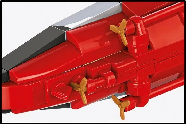 Set konstruktues anije luftarake Bismarck, Cobi, COBI-4854, 590 pjesë, shkallë 1:700, plastikë