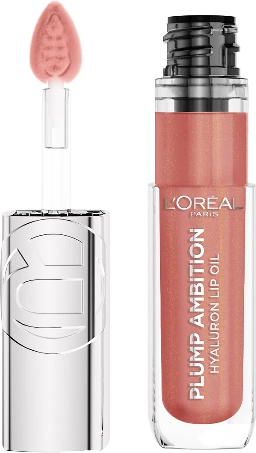 Vaj për buzë L'Oreal Paris Plump Ambition Nourishing Lip Oil 650 Nude Macaron për femra 5ml