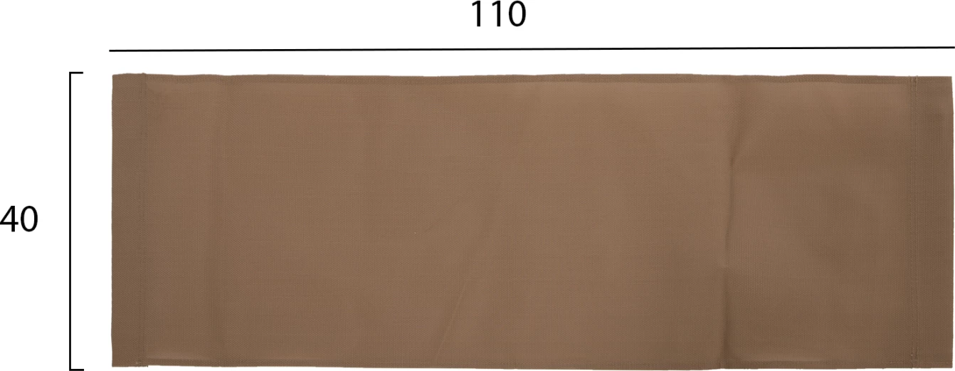 Pëlhurë zëvendësuese Textilene 550gr/m2 2X1 për shtratin LIMNOS, ngjyrë mocha, 110x40 cm