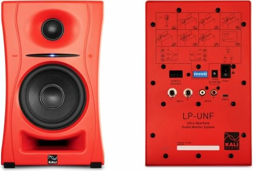 Altoparlantë Bluetooth KALI AUDIO AUDIOLP-UNF-R, të kuq, set prej 2 copë