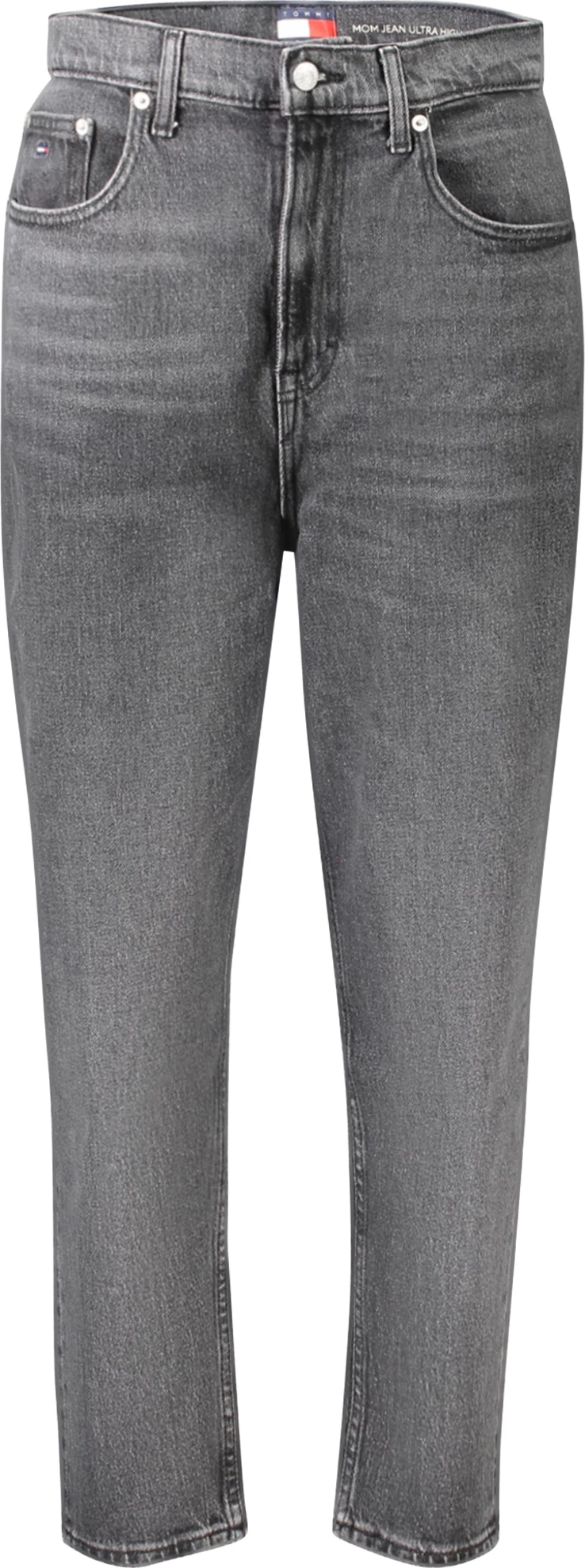Xhinse TOMMY HILFIGER Ultra High Tapered Mom Jeans femra, të zeza [Madhësia: W27 L30]