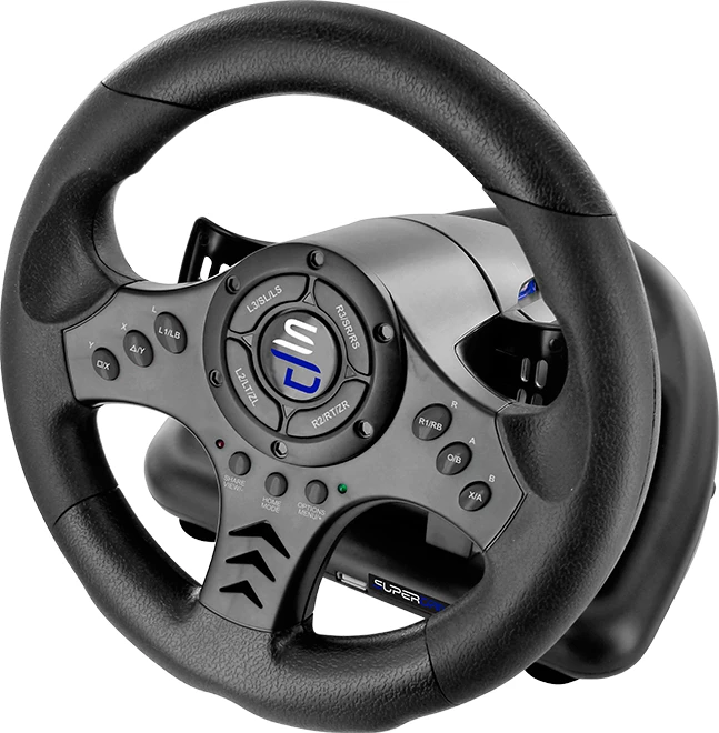 Volan garash Subsonic Superdrive Multi SV450 Next Gen 24 cm, 180°, wired, me pedale, i zi
