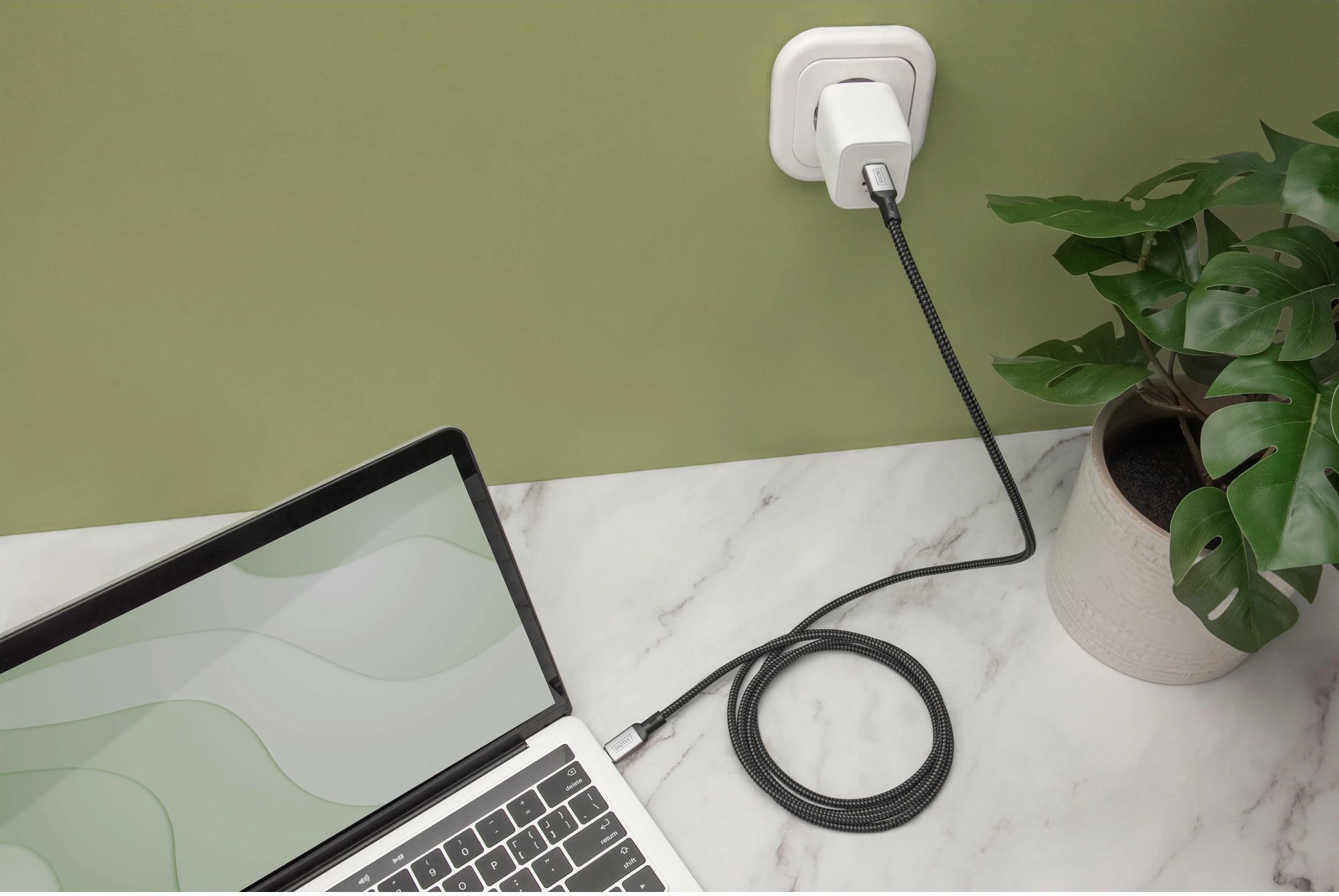 Kabllo USB-C Digitus USB4.0 3m, 20Gbit/s, e zezë