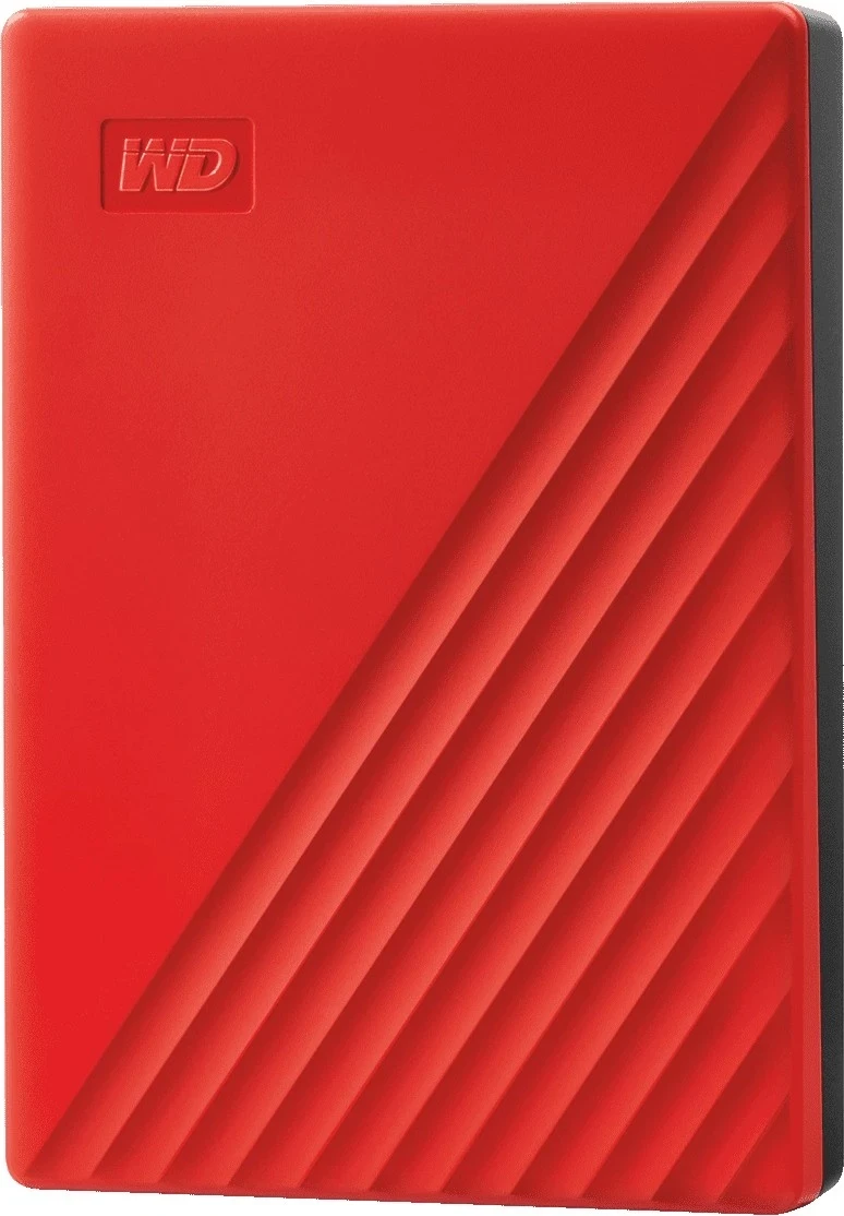 Hardisk i jashtëm WD, My Passport 4TB, i kuq