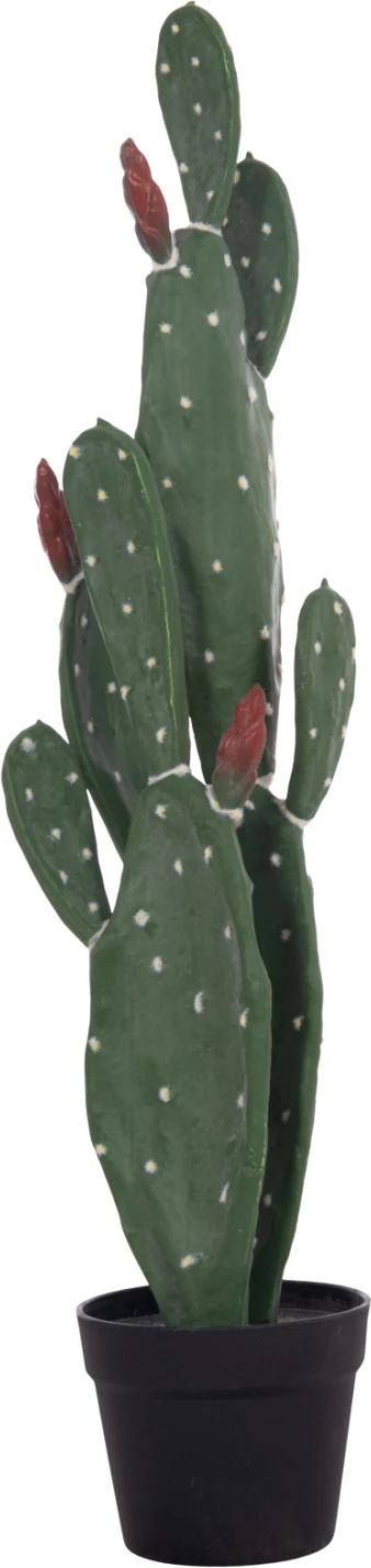 Bimë dekorative sintetike në vazo, kaktus, FH4748, 16x20x85cm