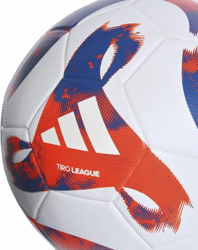 Top futbolli adidas për meshkuj, femra dhe fëmijë, i bardhë me të kuqe dhe blu [Madhësia: 4]
