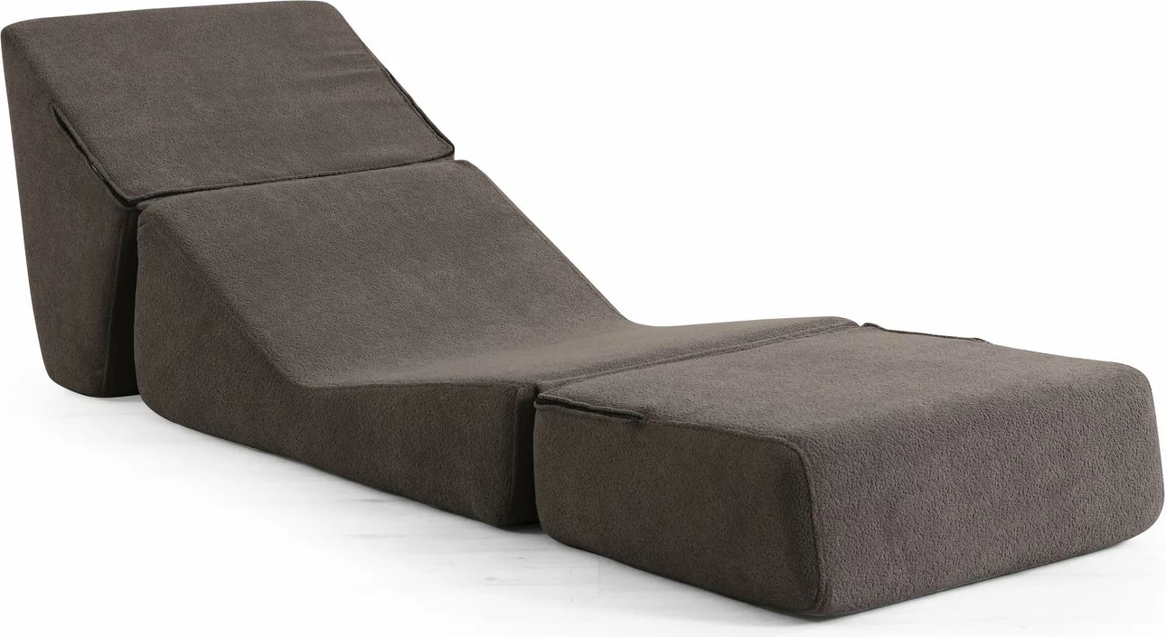 Krevat-karrige një vendëshe, ngjyrë gri e ngrohtë, Atelier del Sofa, Origami Convertable