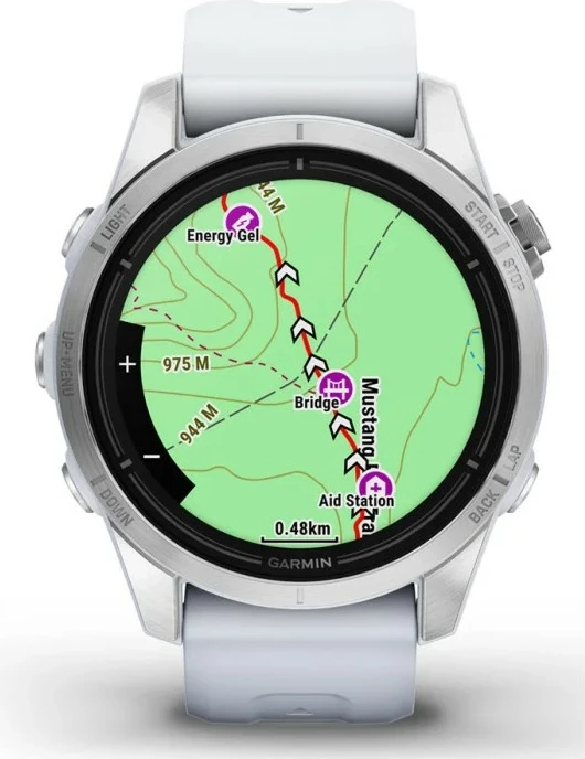 Smartwatch Garmin Epix Pro Gen 2 42mm bardhë/argjend