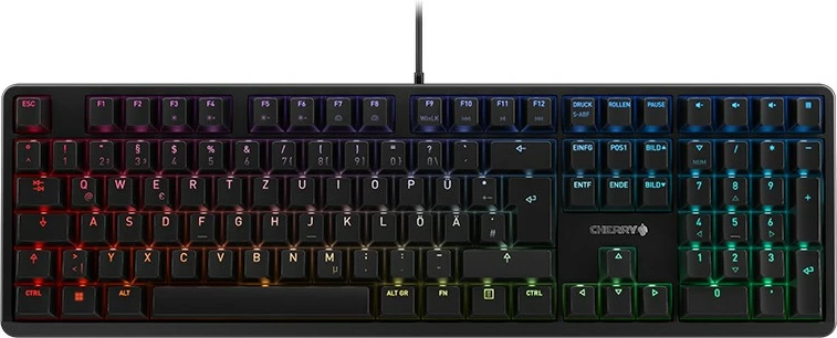 Tastierë mekanike Cherry G80-3000N RGB, USB, QWERTZ, LED RGB, e zezë