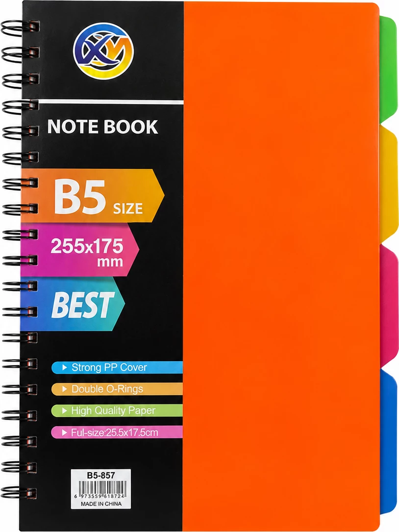 Fletore B5 857 me spirale A12-3				