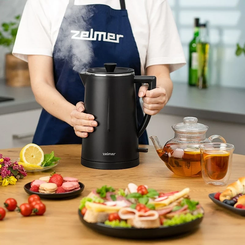 Çajnik elektrik Zelmer ZCK8020B, 1.7 L, 1500 W, i zi