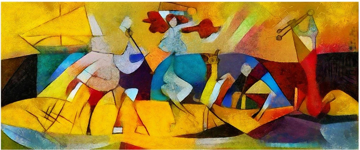 Pikturë dekorative në kanavacë, Wallity YTY588081758_50120, shumëngjyrëshe, 50x120cm