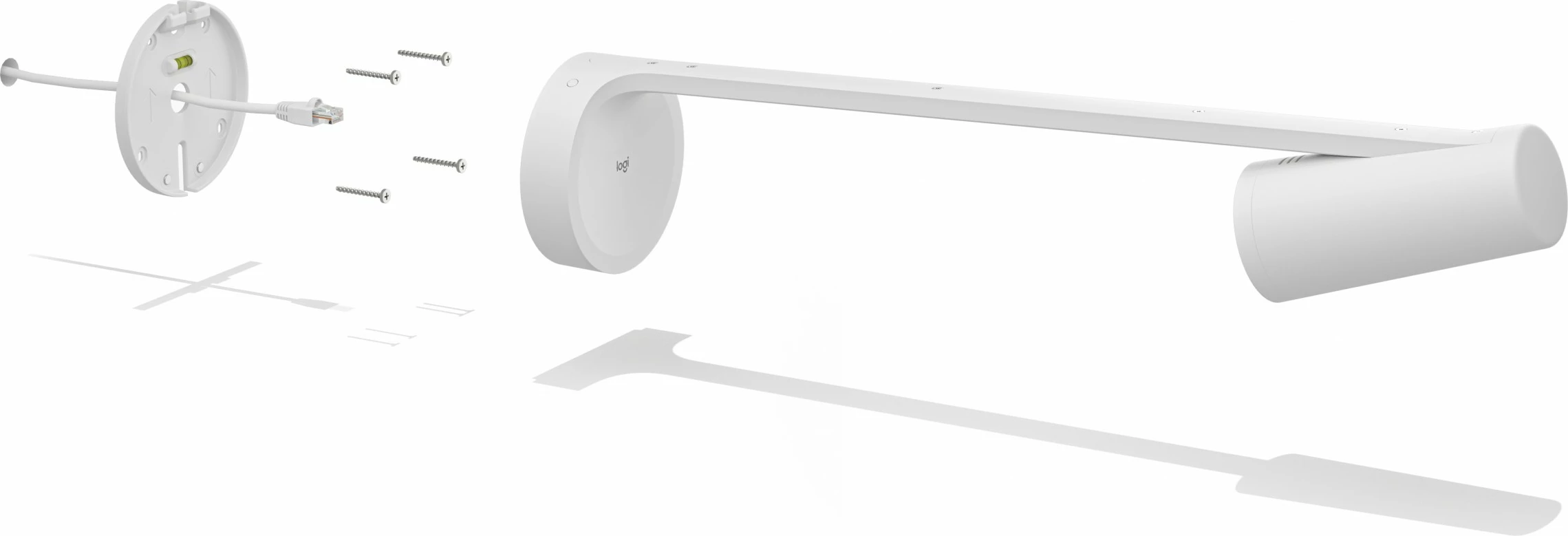 Kamera për dërrasë të bardhë Logitech Scribe, Full HD, 1920 x 1080 pixels, e bardhë