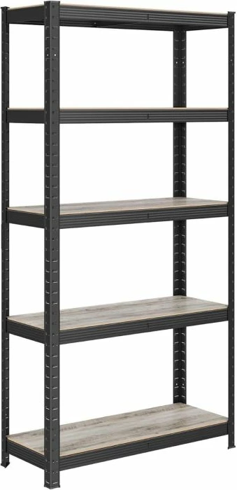 raft magazinimi SONGMICS GLR030B11 30 x 75 x 150 cm, 5 rafte, kapacitet 650 kg, industrial, Natural Brown