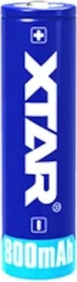 Bateri rikarikueshme XTAR 14500-800, 800 mAh, Li-Ion, 3.7V, Blu