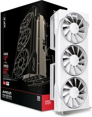 Kartelë grafike XFX Radeon RX 9070 OC Gaming Edition, 16GB GDDR6, PCI Express 5.0, e bardhë