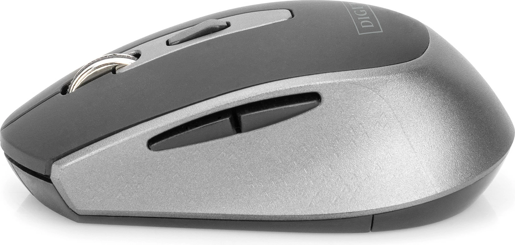 Maus wireless Digitus 1600 DPI, 6 butona, RF 2.4 GHz, ambidekster, zi/gri