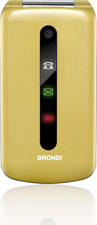 Celular Brondi President Gold DS, Dual SIM, 3.0 inç, i artë