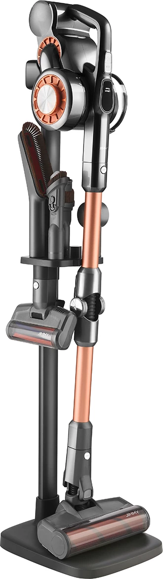 Fshesë me korrent pa kabllo JIMMY H9 Pro, 600 W, 0.6 L, gri/portokalli, me ekran LED